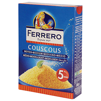 【FOOD de WINE】フェレロ クスクス ミディアムグレイン 500g / アルカン ◎(FERRERO couscous ◎)